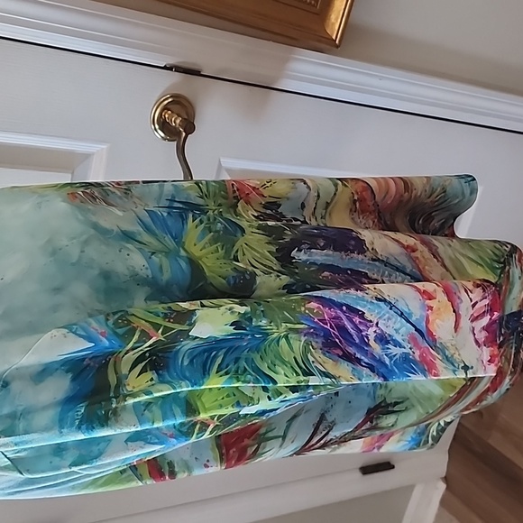 Leoma Lovegrove Colorful Palm Tree Print Top - Picture 3 of 5